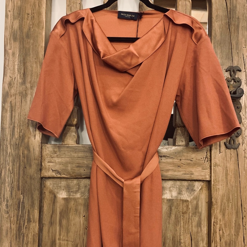 Piazza Sempione Crepe Satin Dress